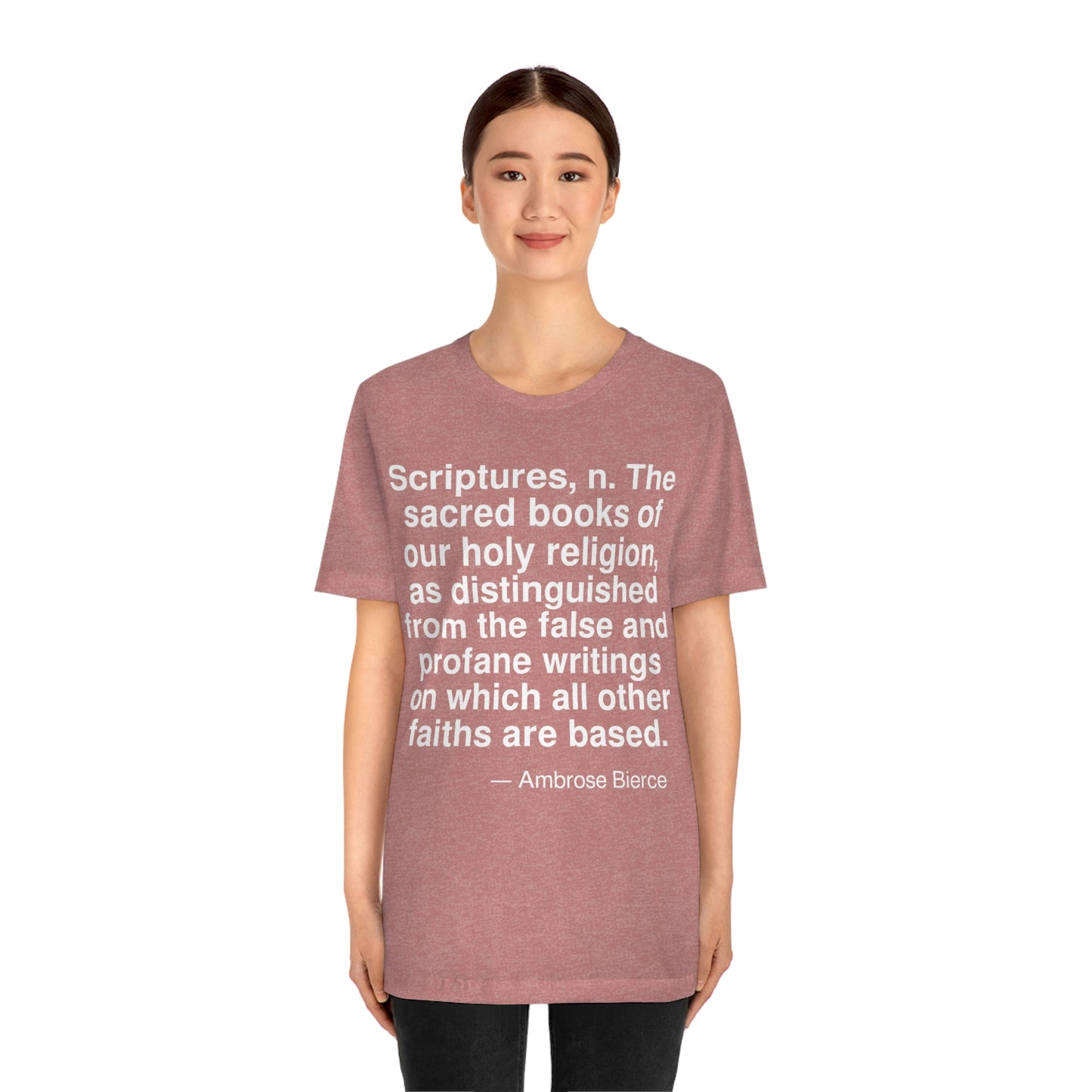 Bierce Scriptures Aa adult t-shirt