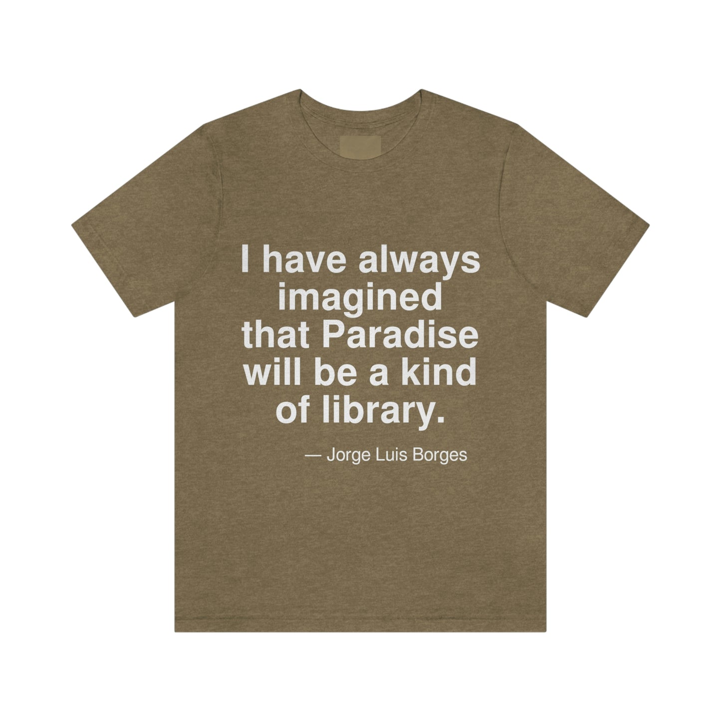 Borges Library Aa adult t-shirt