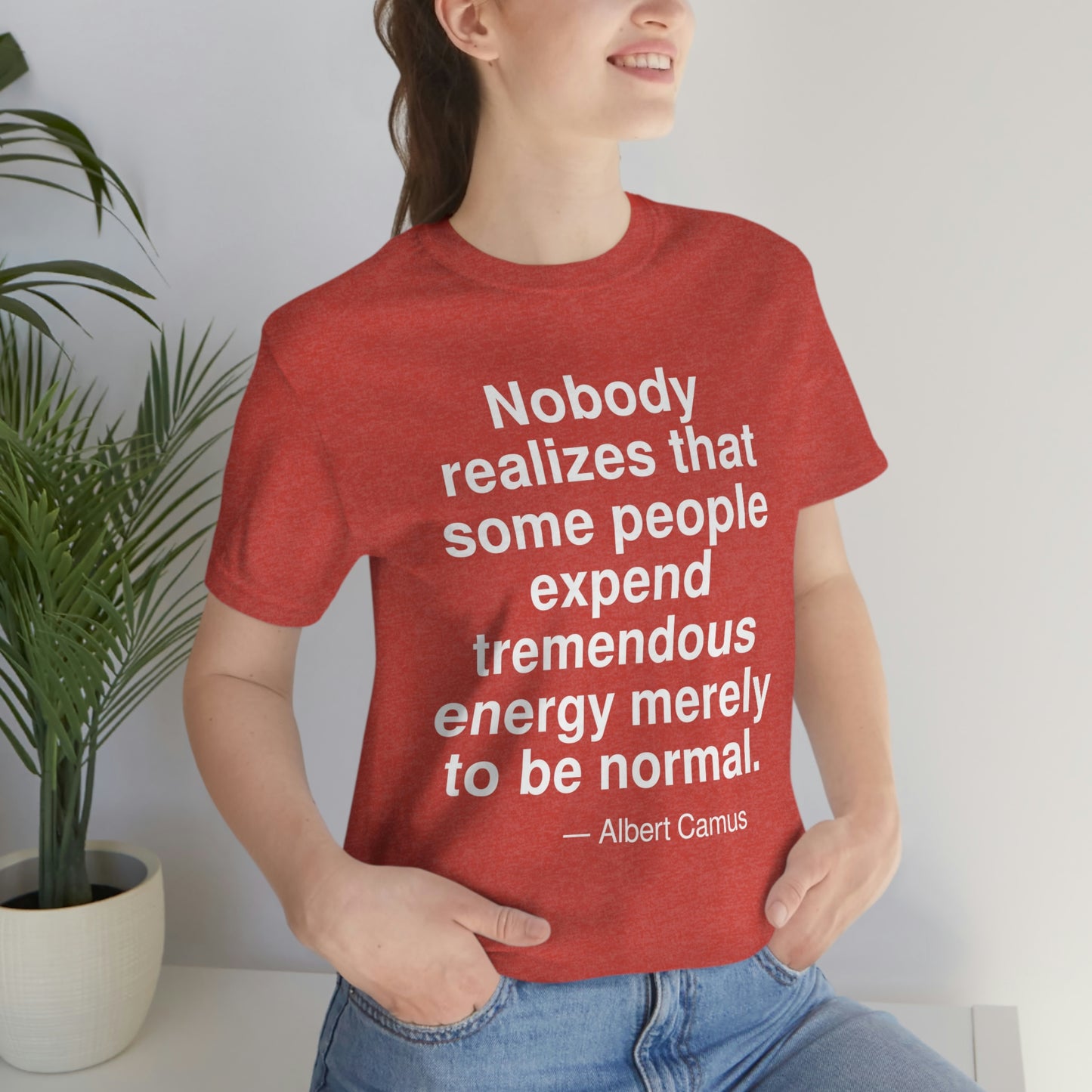 Camus Normal Aa adult t-shirt