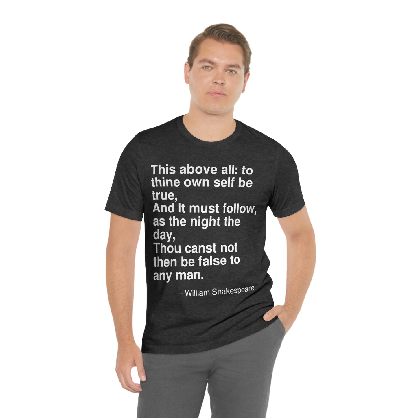 Shakespeare True Aa adult t-shirt