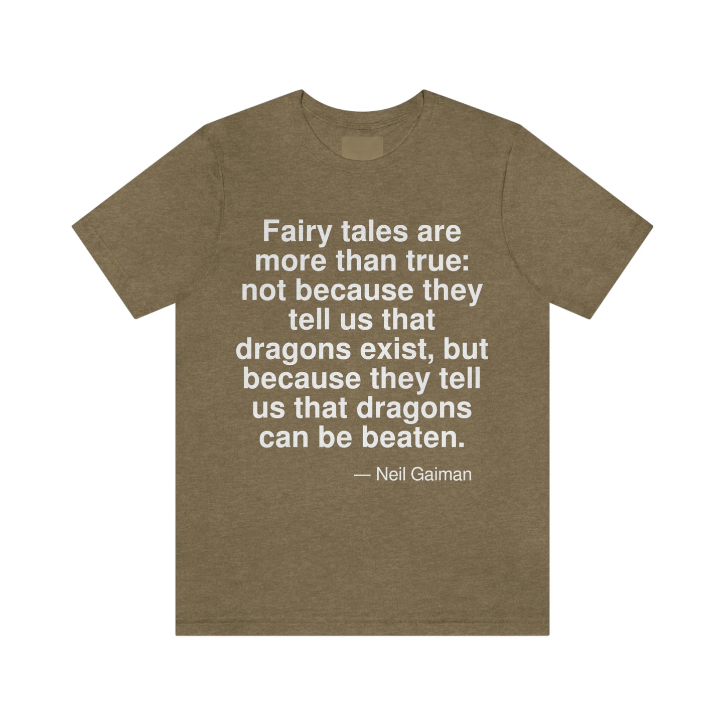 Gaiman Dragons Aa adult t-shirt