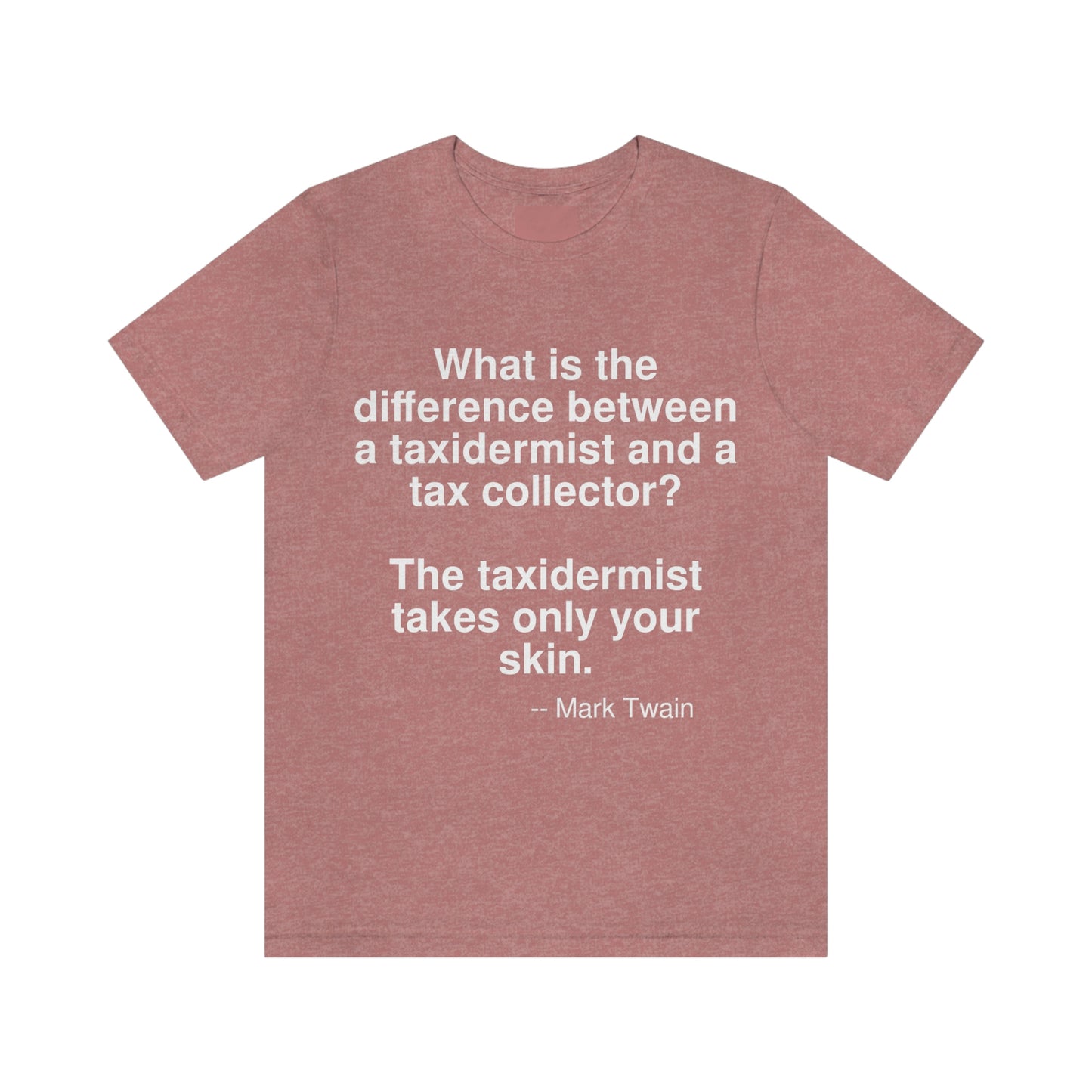 Twain Taxidermist Aa adult t-shirt