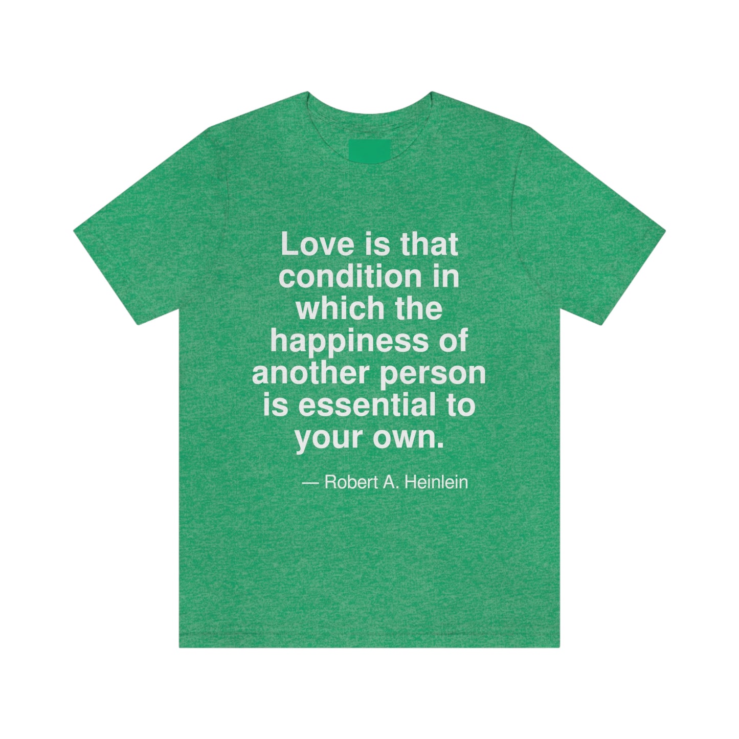 Heinlein Love Aa adult t-shirt