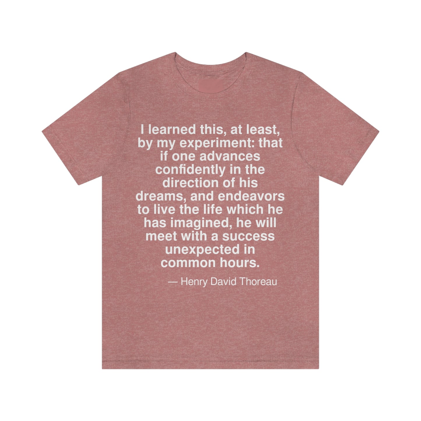 Thoreau Learned Aa adult t-shirt