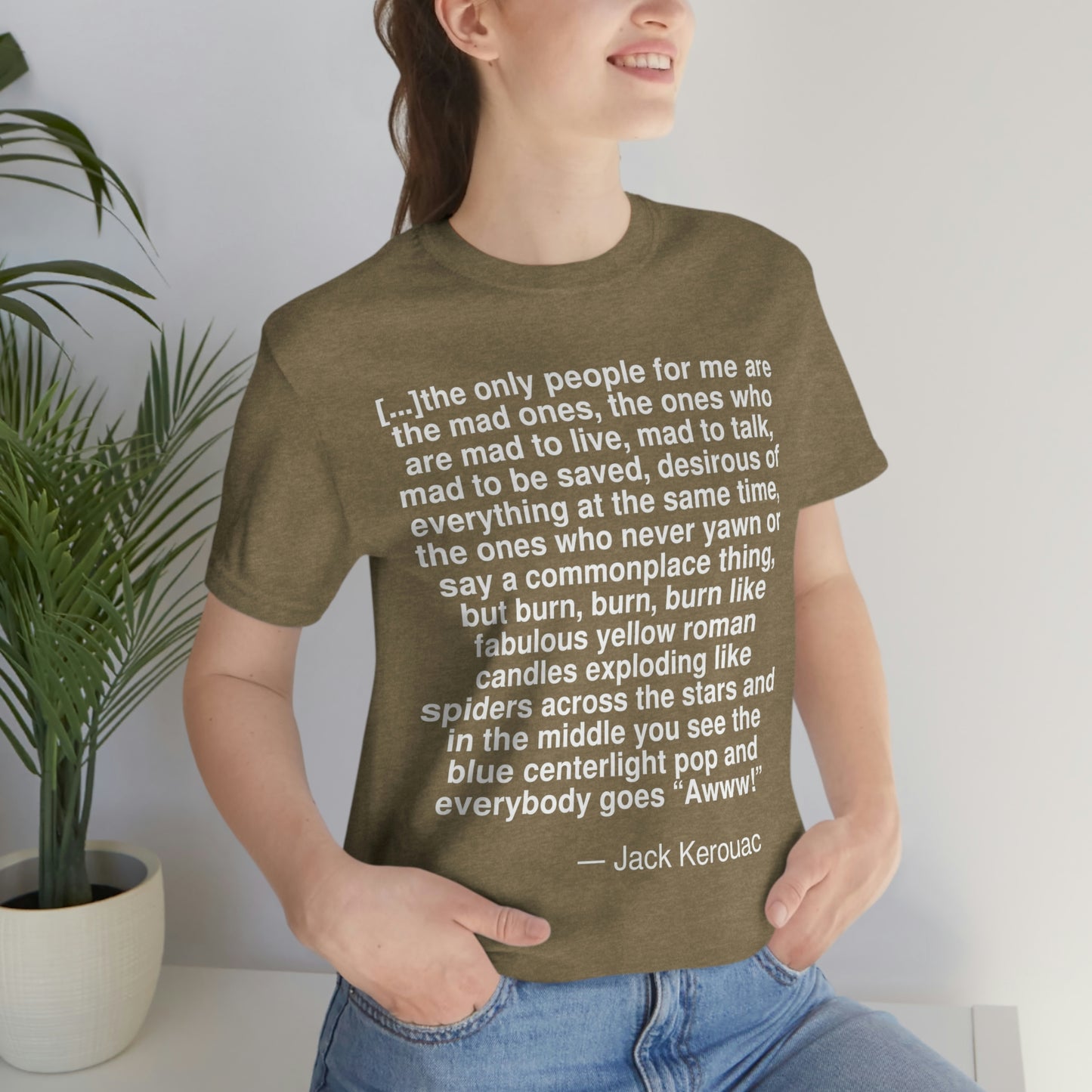 Kerouac People Aa adult t-shirt