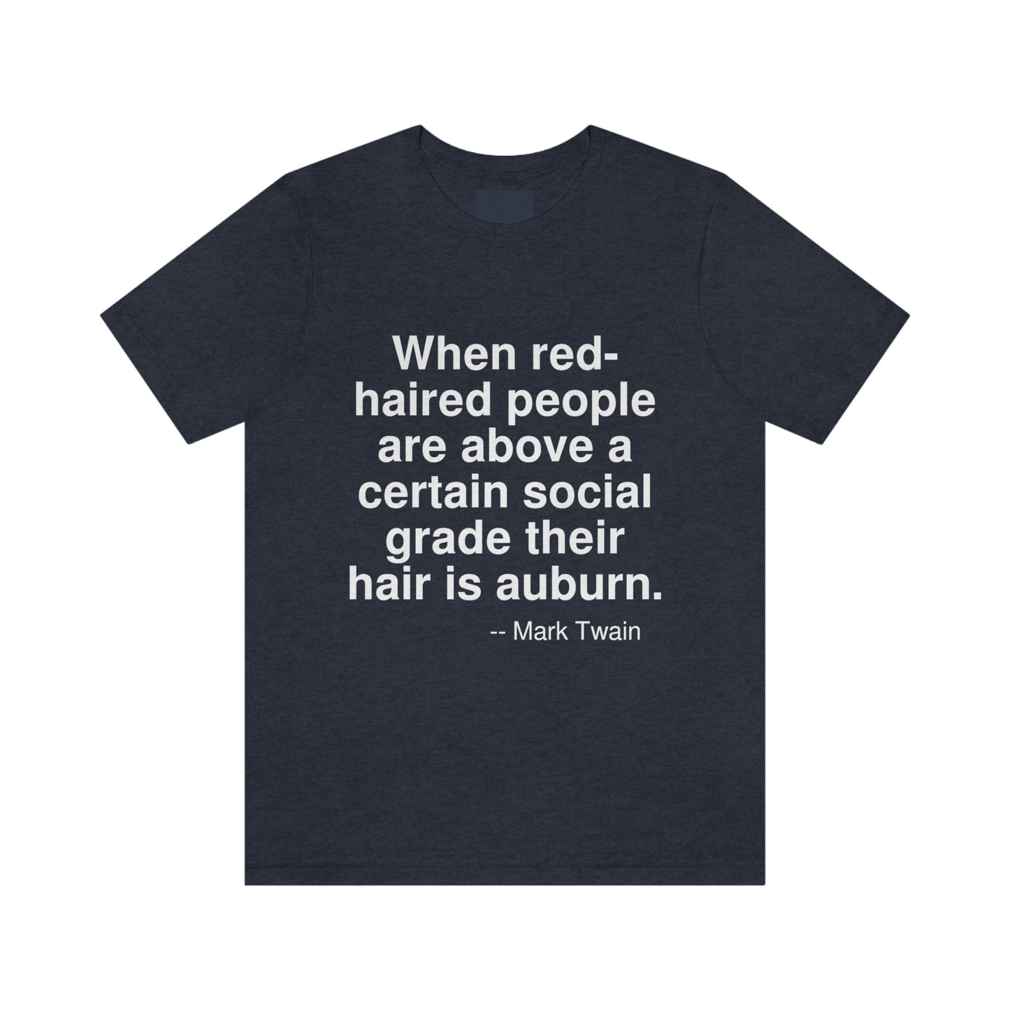 Twain Red Aa adult t-shirt