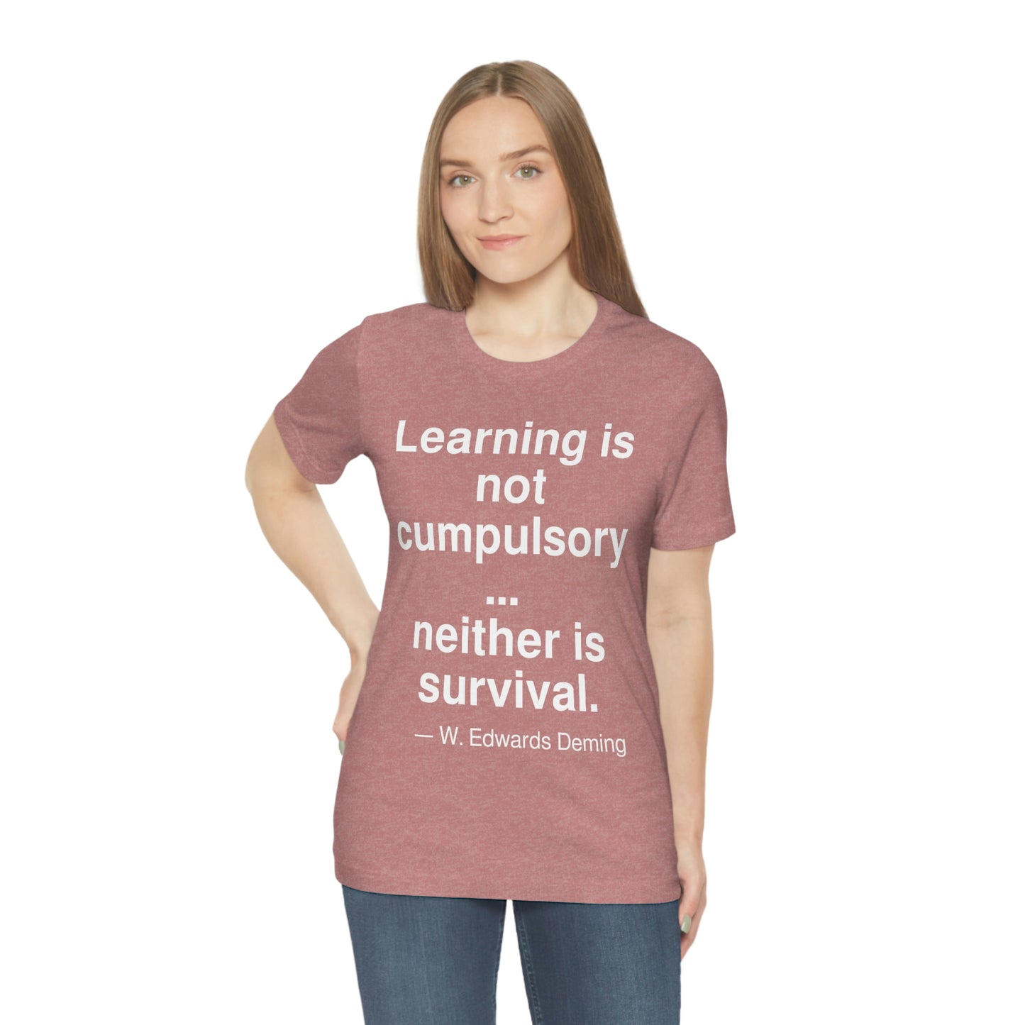 Deming Learning Aa adult t-shirt