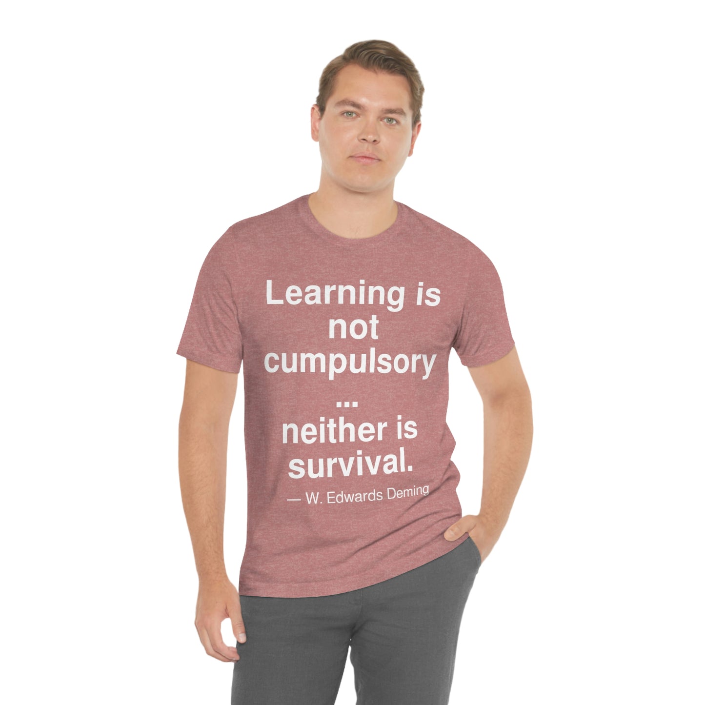 Deming Learning Aa adult t-shirt