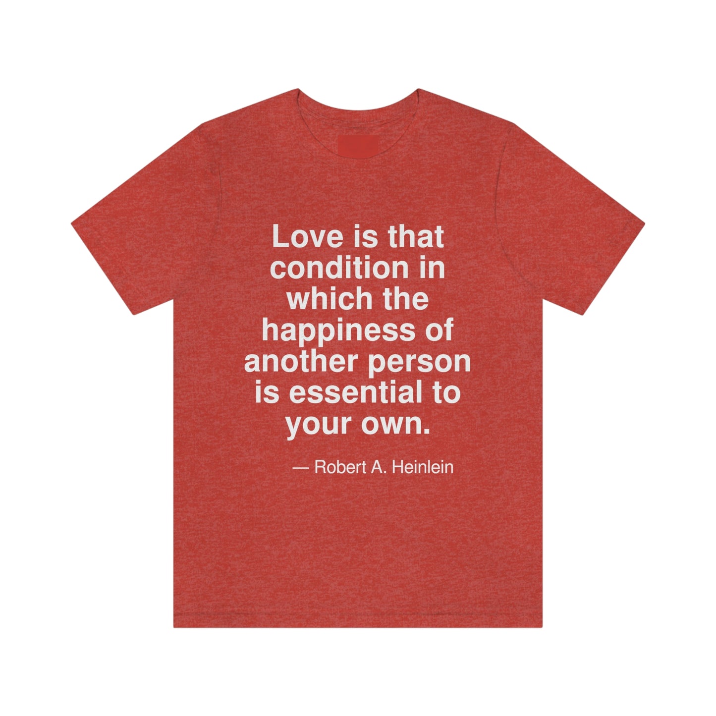 Heinlein Love Aa adult t-shirt