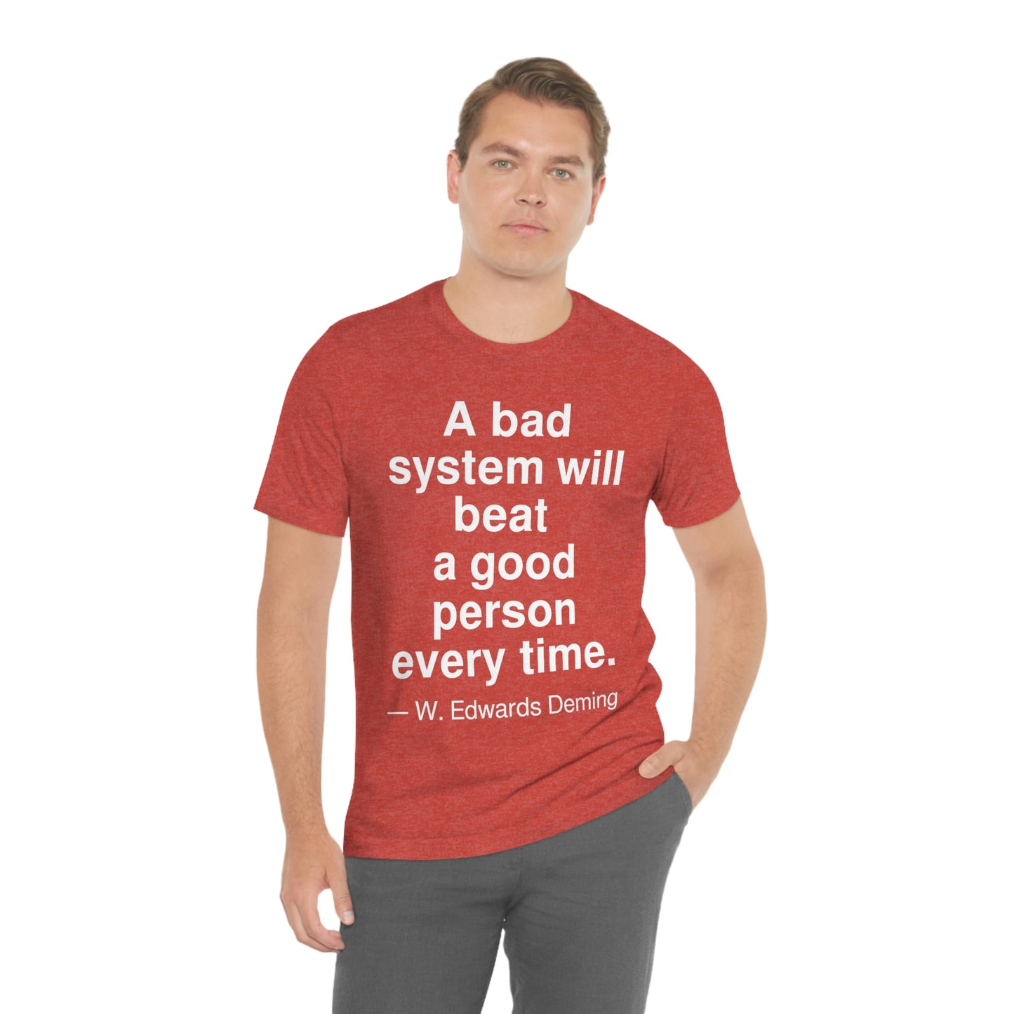 Deming System Aa adult t-shirt