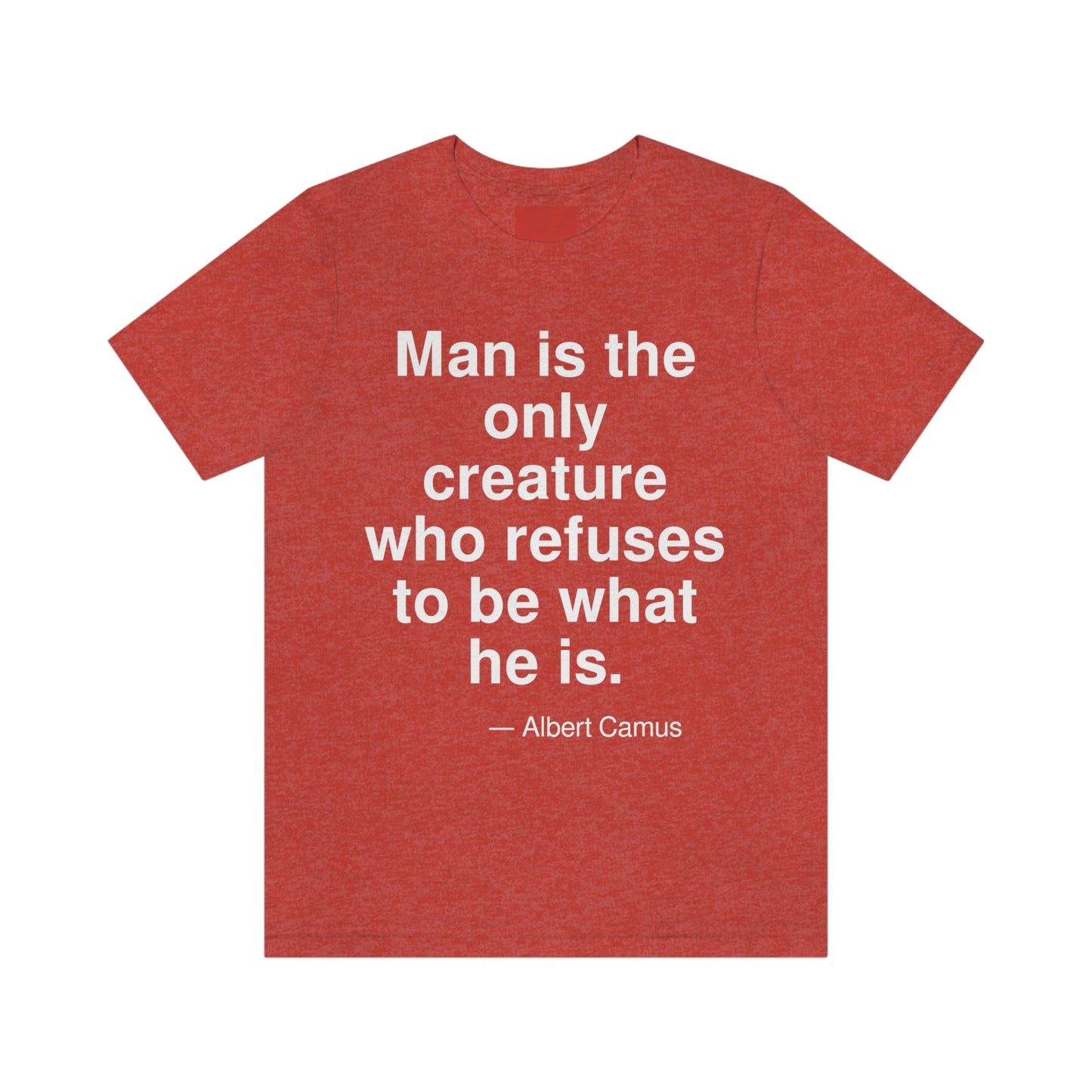 Camus Refuses Aa adult t-shirt