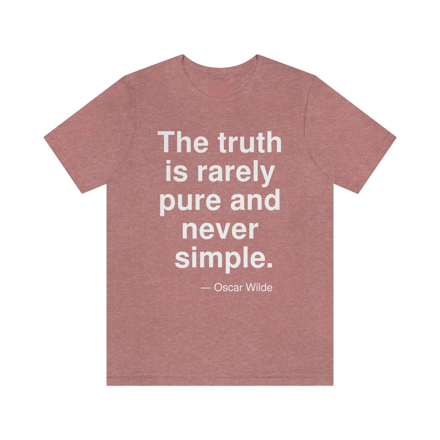 Wilde Truth Aa adult t-shirt