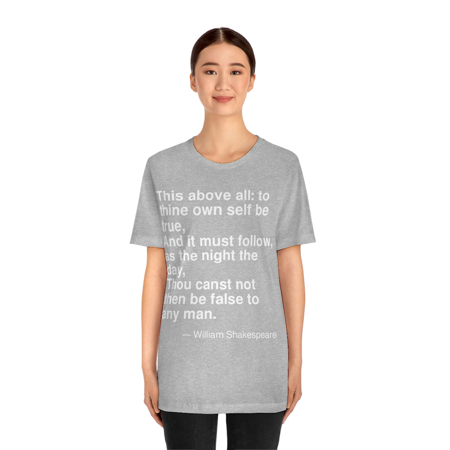 Shakespeare True Aa adult t-shirt