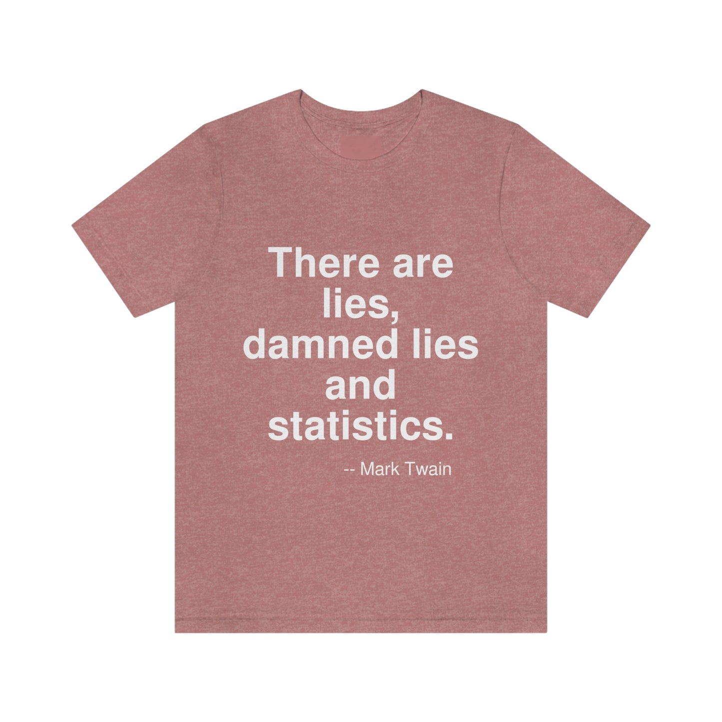 Twain Statistics Aa adult t-shirt