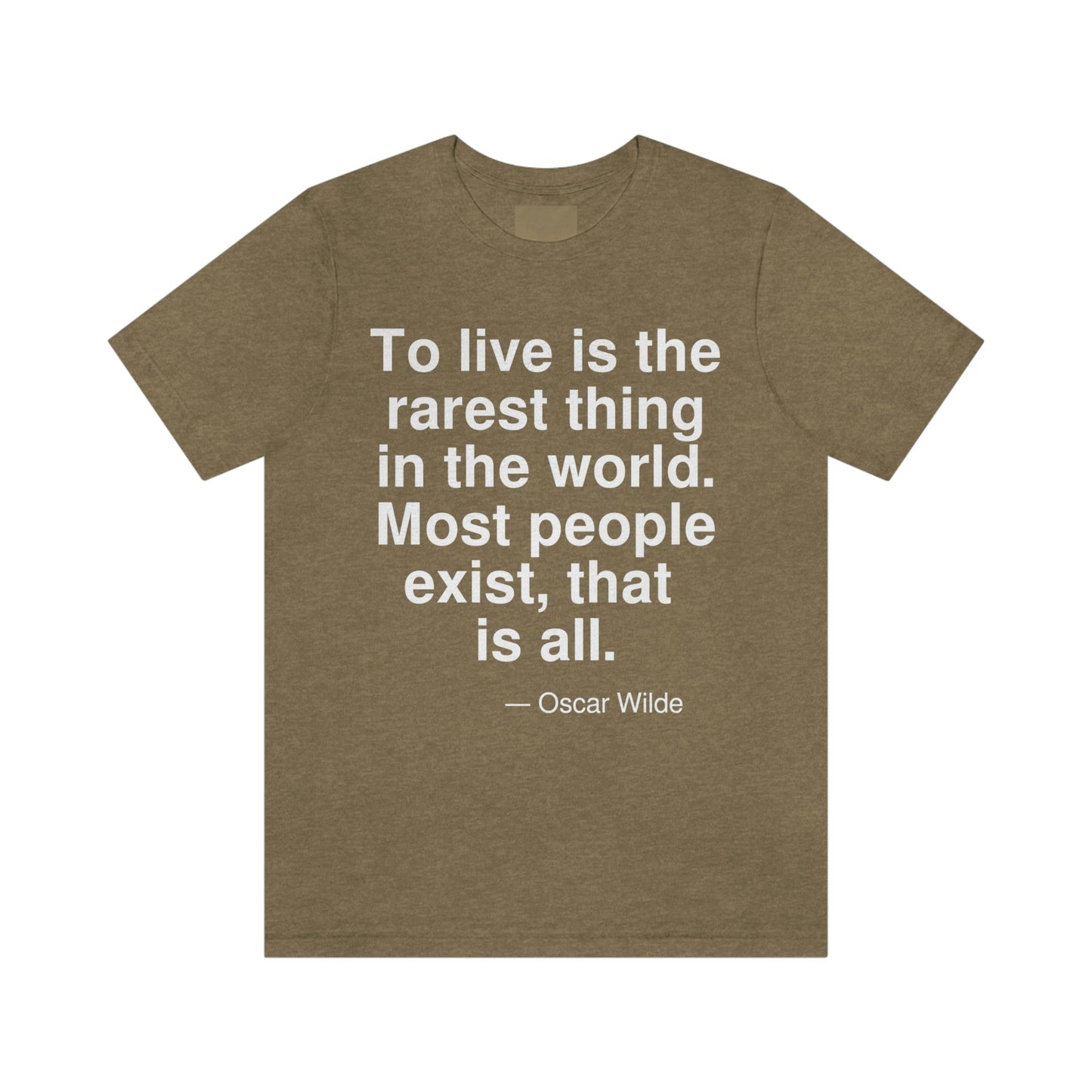 Wilde Live Aa adult t-shirt