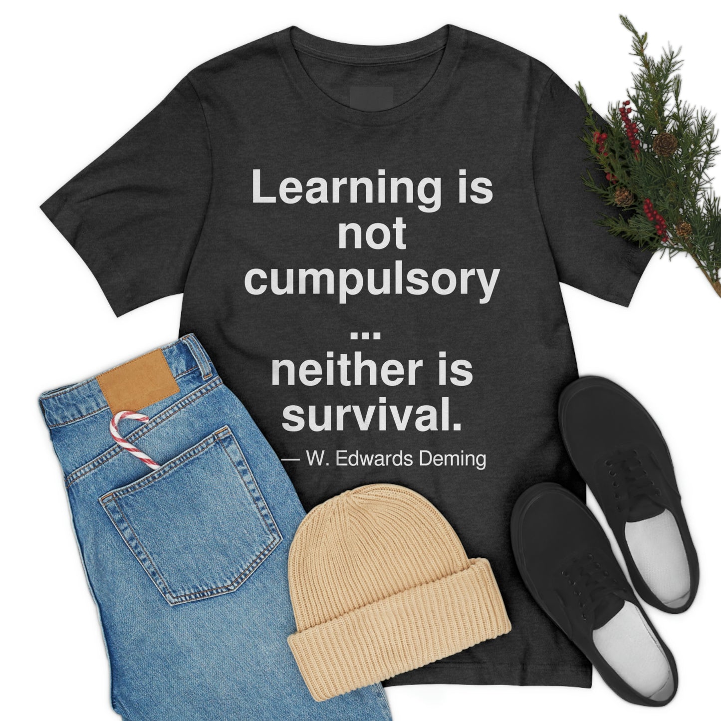 Deming Learning Aa adult t-shirt