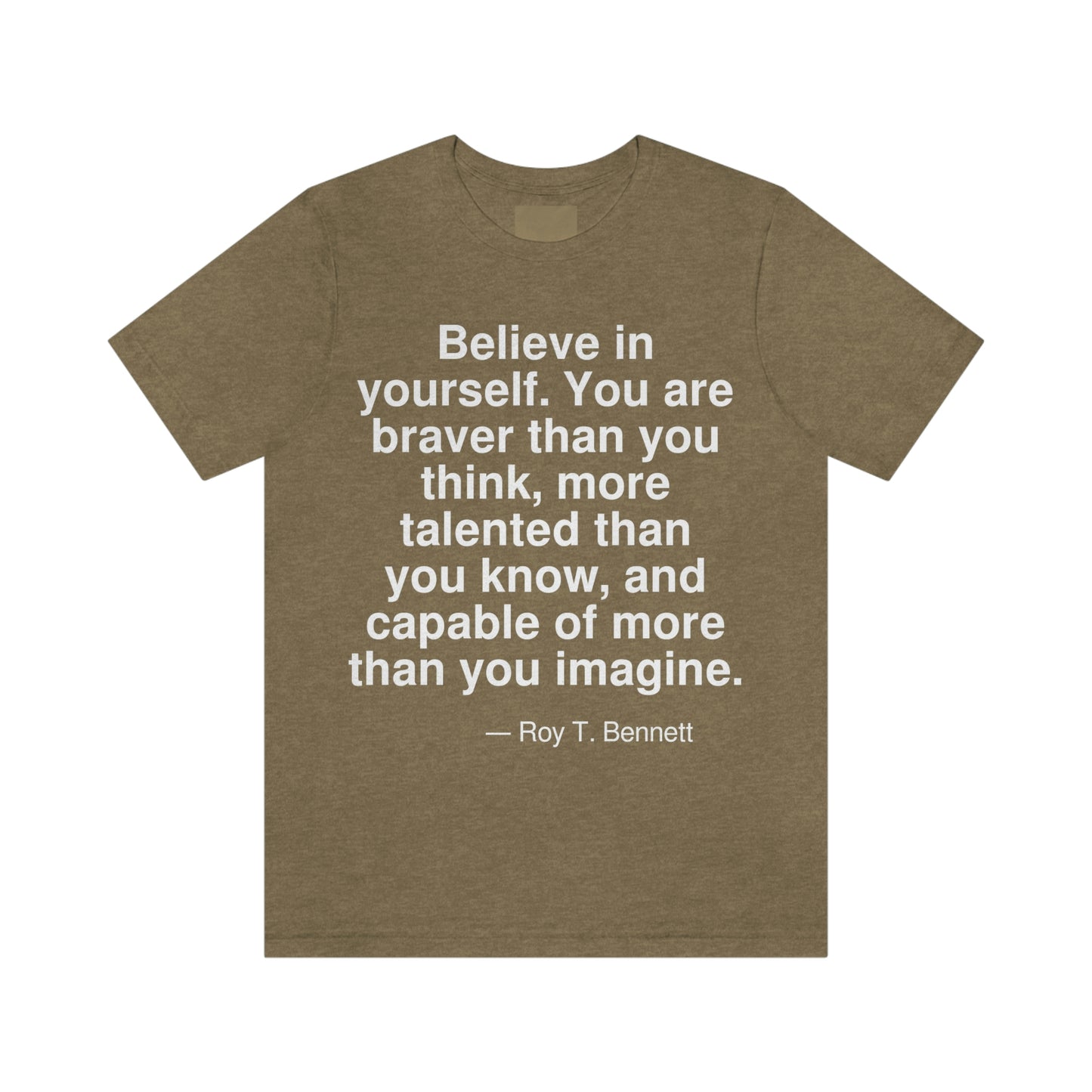 Bennett Believe Aa adult t-shirt