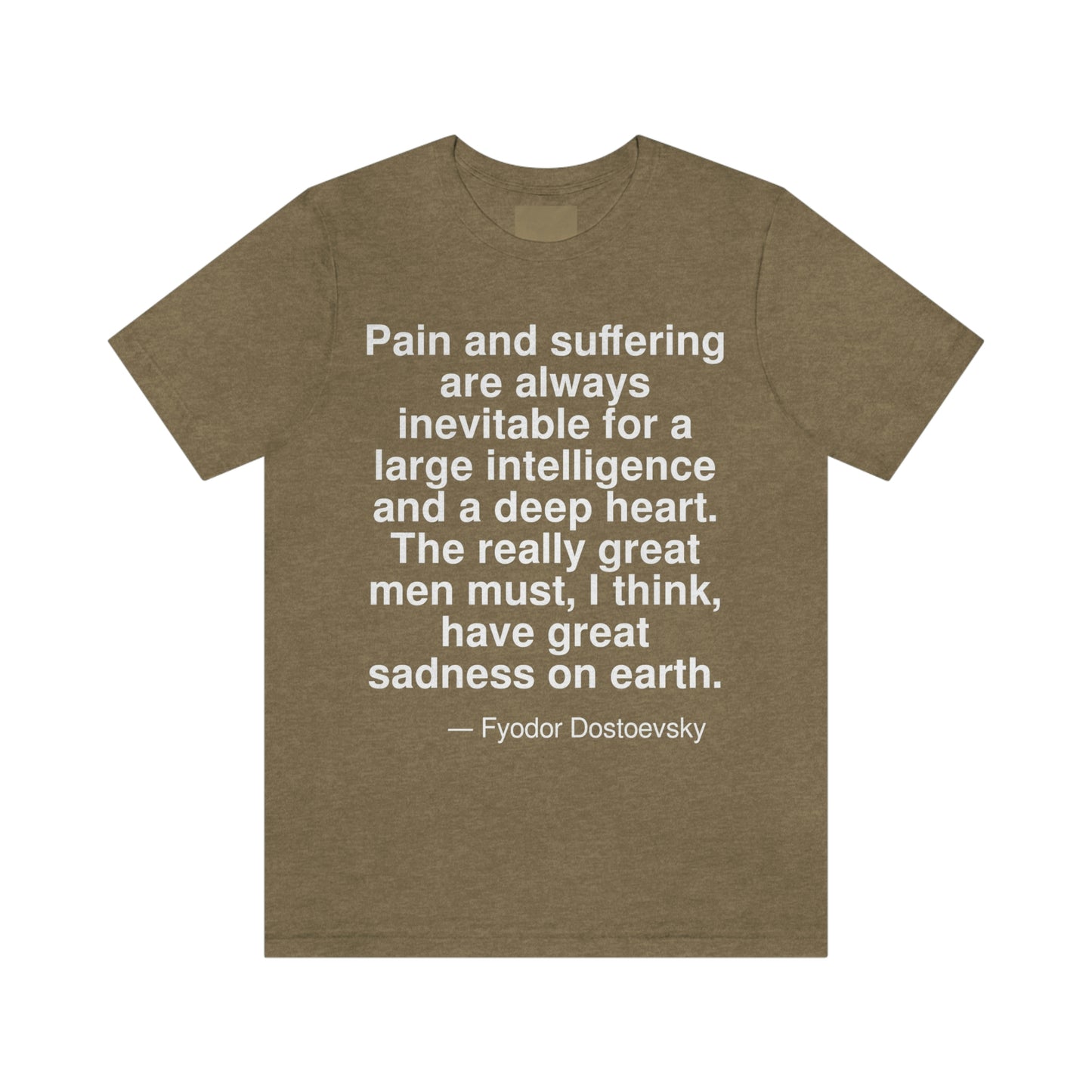 Dostoevsky Pain Aa adult t-shirt