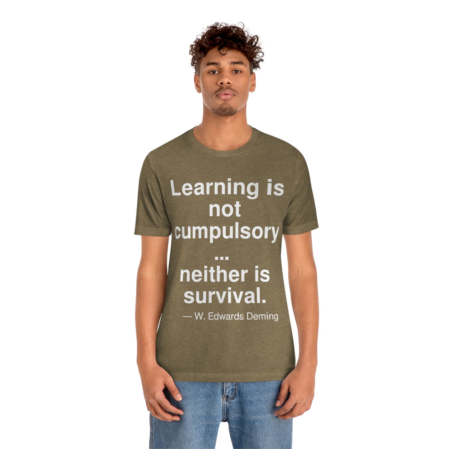 Deming Learning Aa adult t-shirt