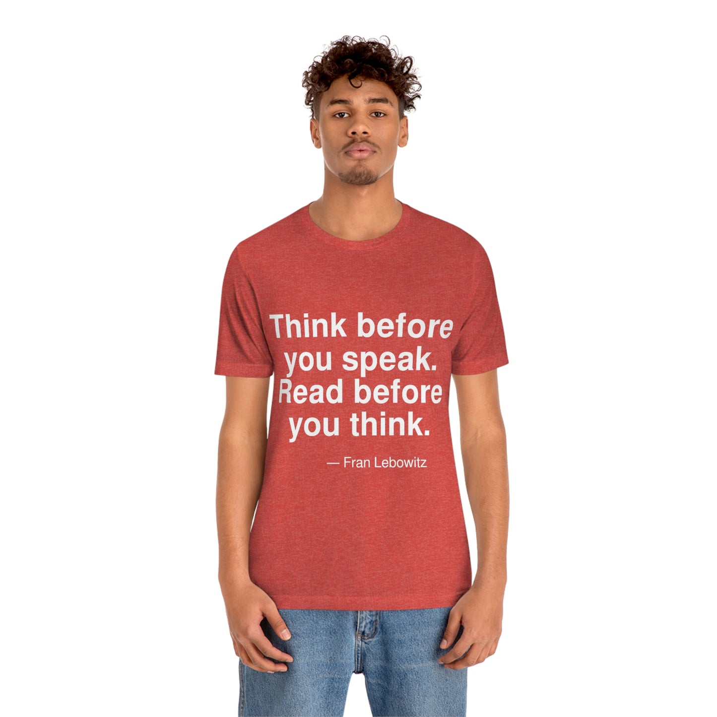 Lebowitz Think Aa adult t-shirt