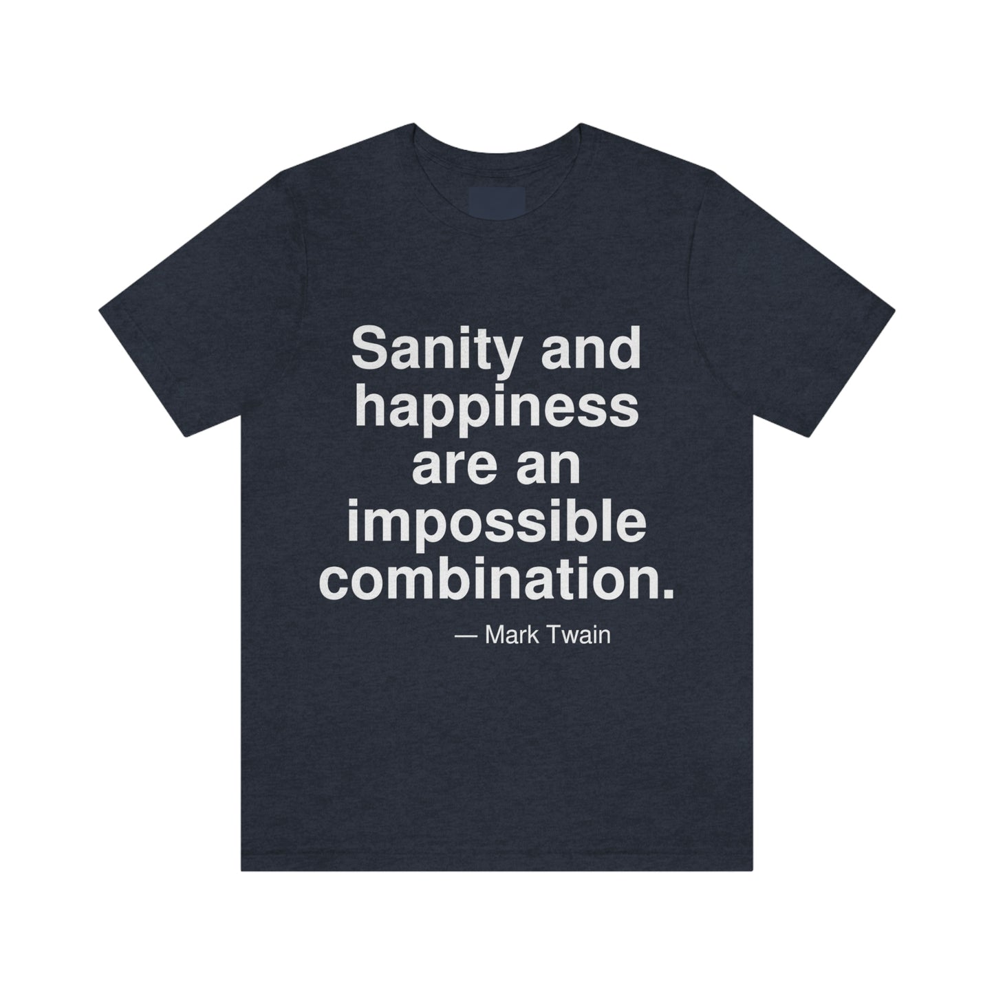 Twain Sanity Aa adult t-shirt