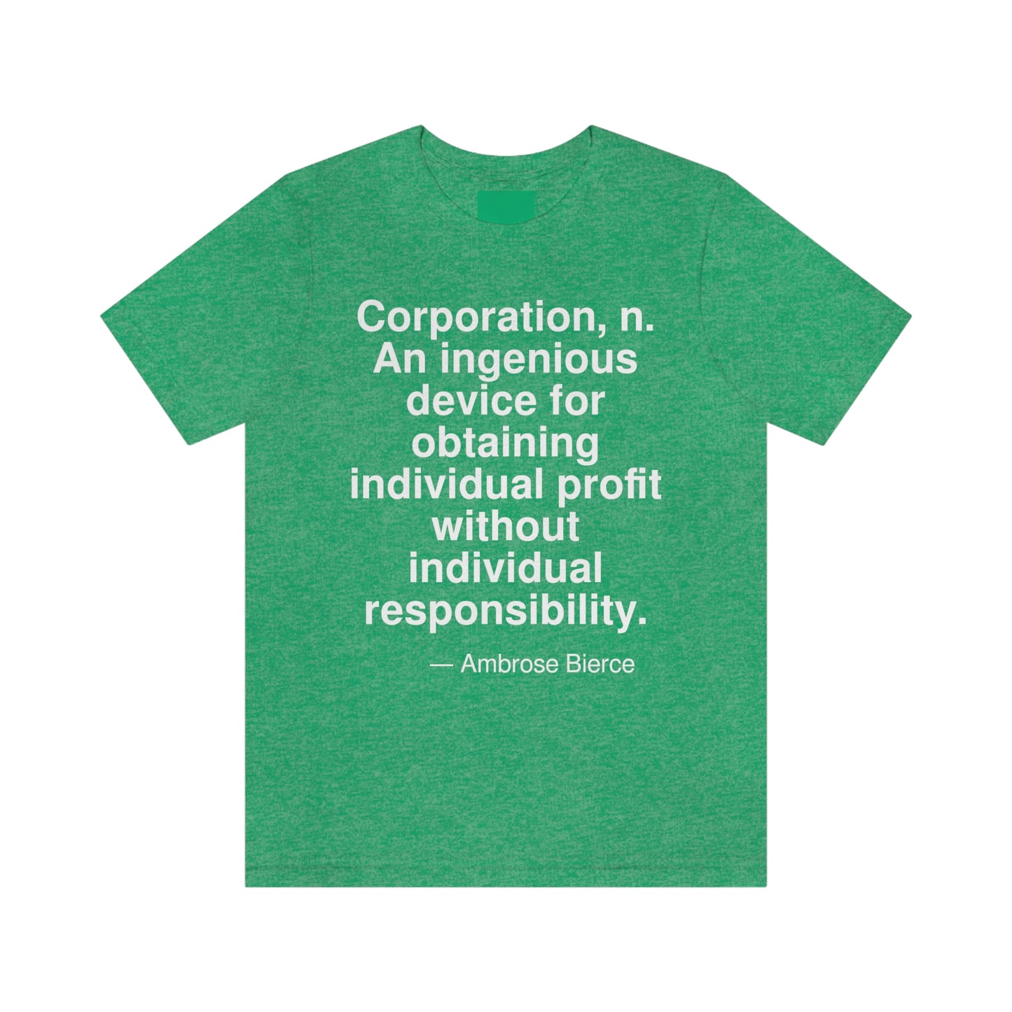 Bierce Corporation Aa adult t-shirt