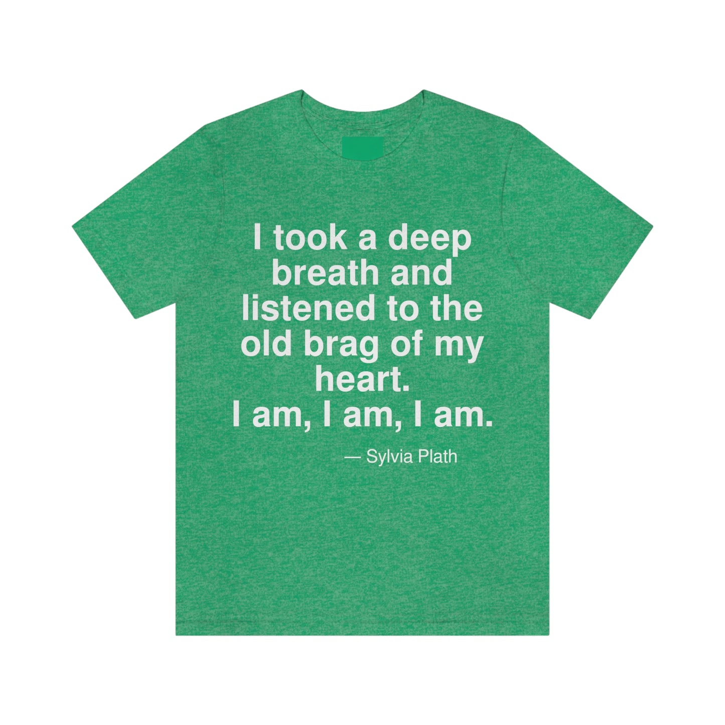 Plath Breath Aa adult t-shirt