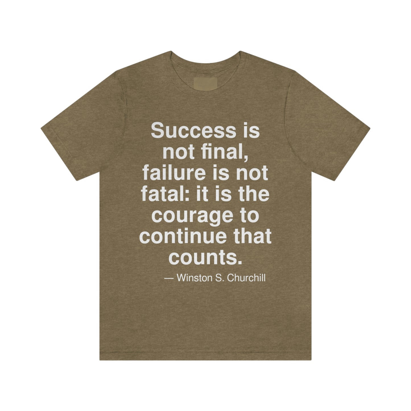 Churchill Success Aa adult t-shirt