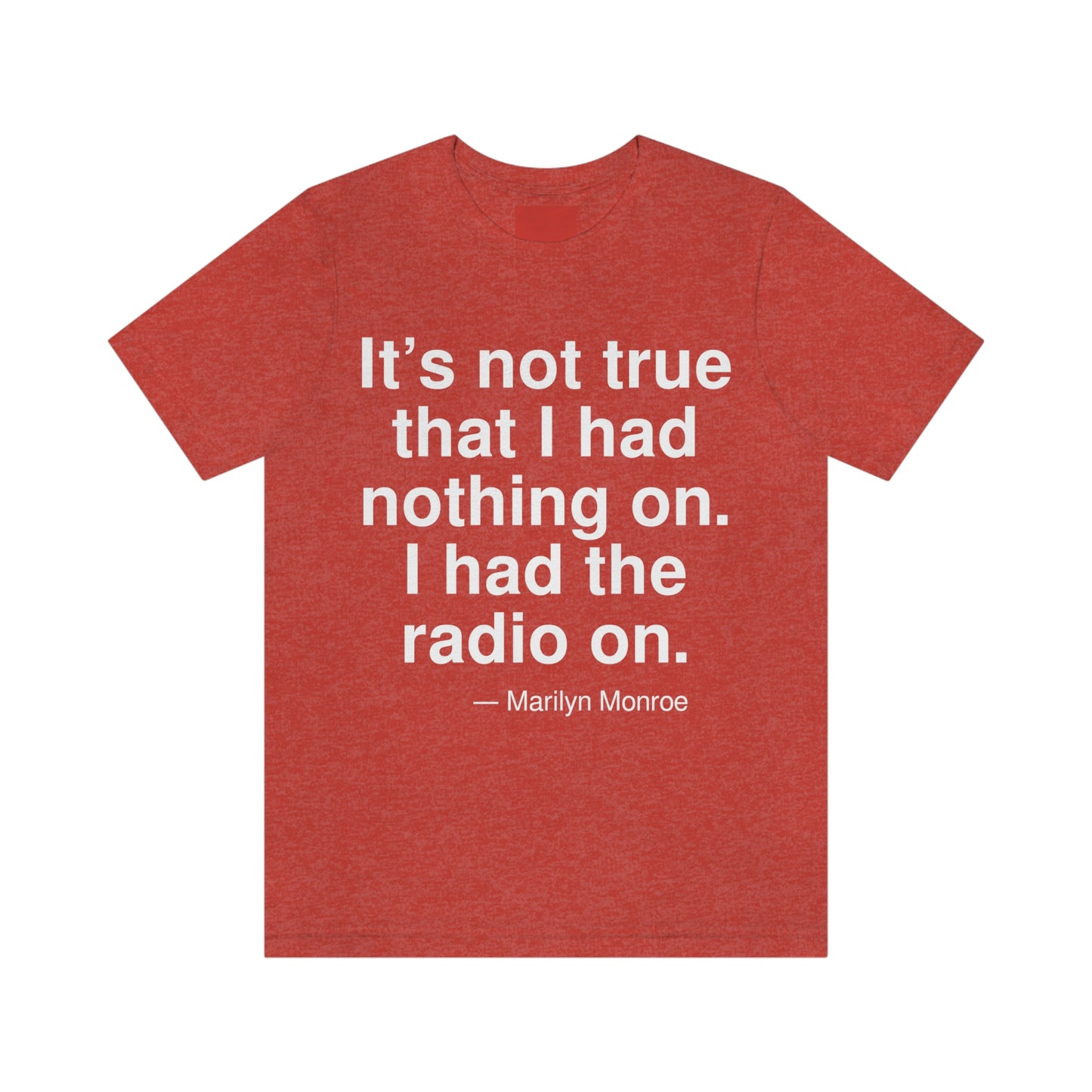 Monroe Radio Aa adult t-shirt