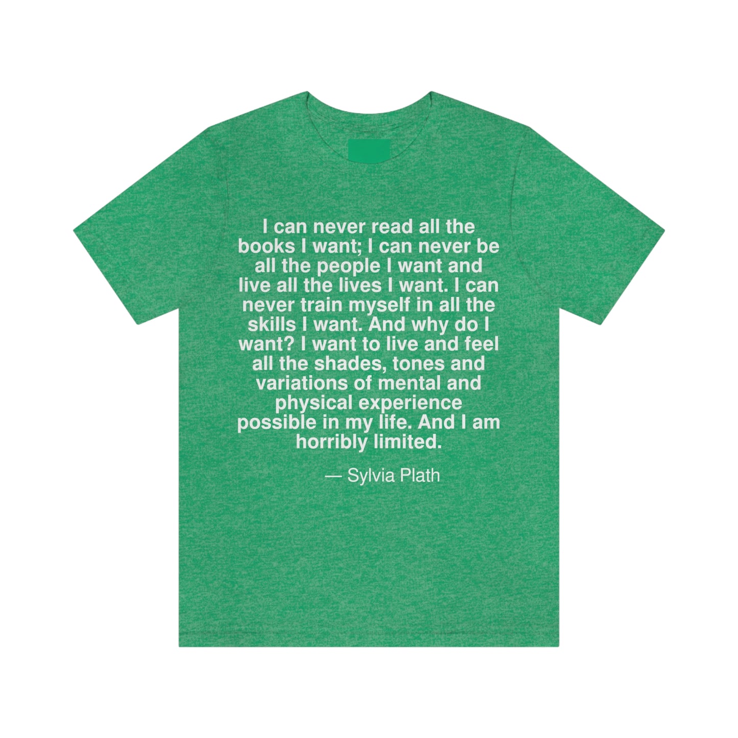 Plath Want Aa adult t-shirt