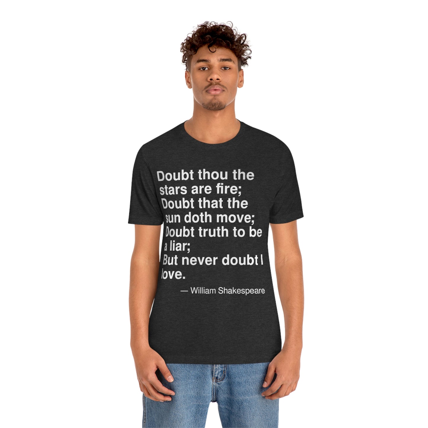 Shakespeare Doubt Aa adult t-shirt