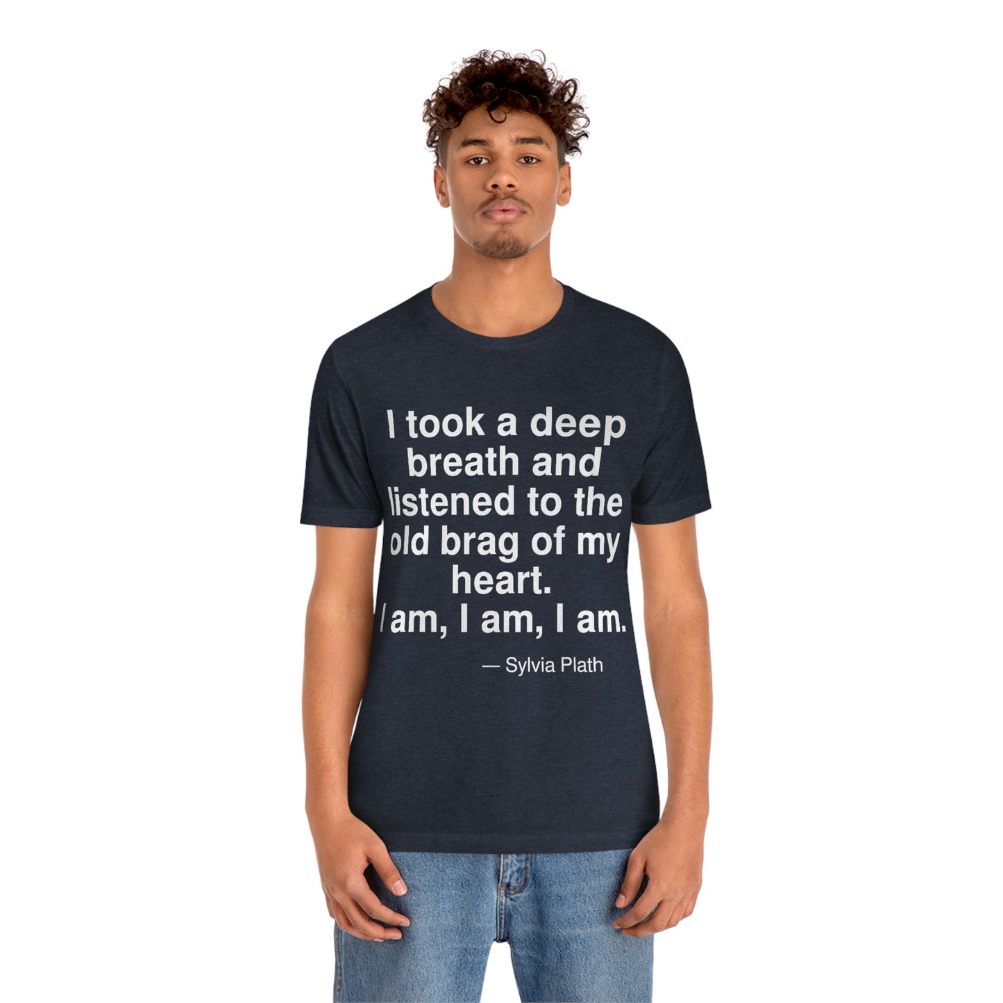 Plath Breath Aa adult t-shirt