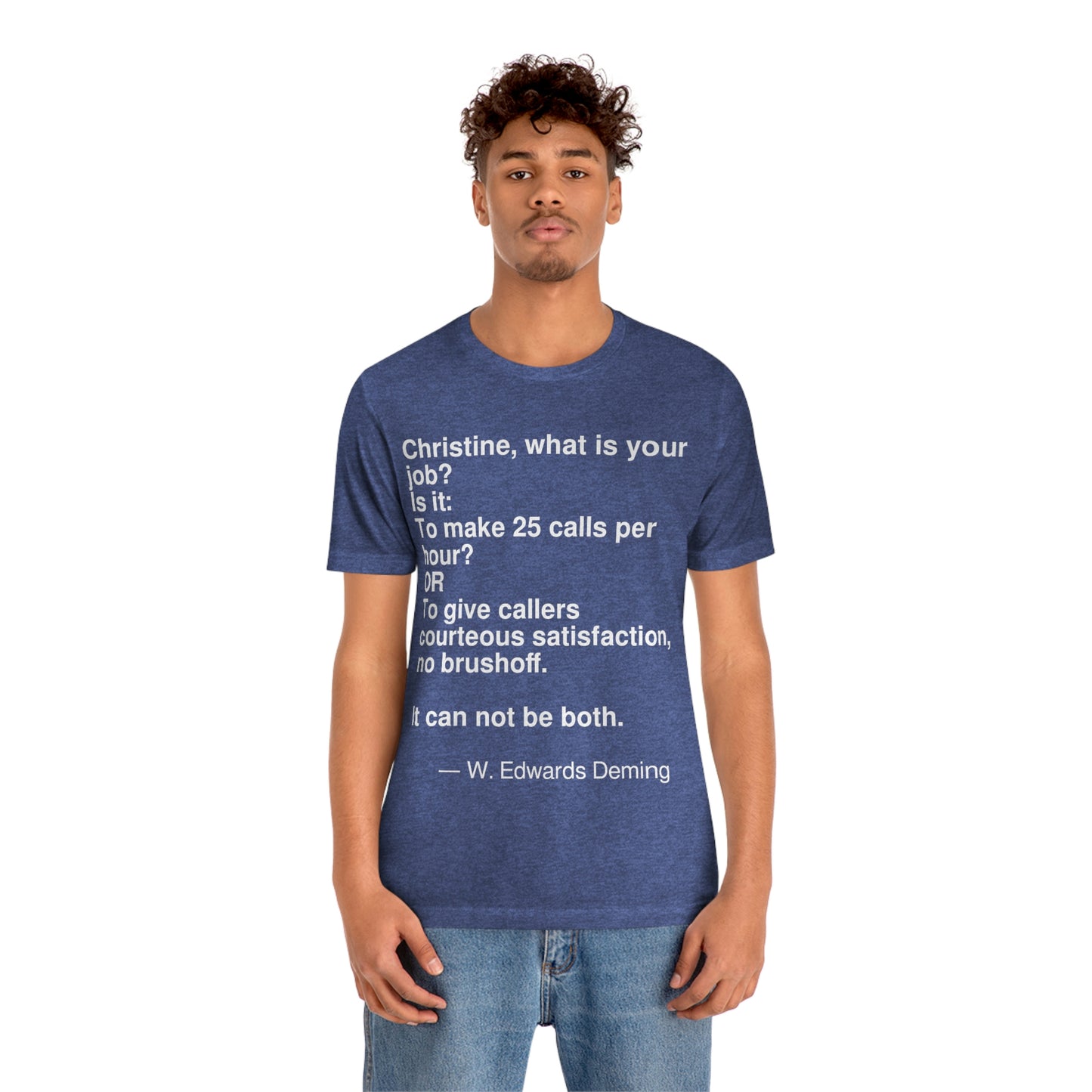 Deming Job Aa adult t-shirt