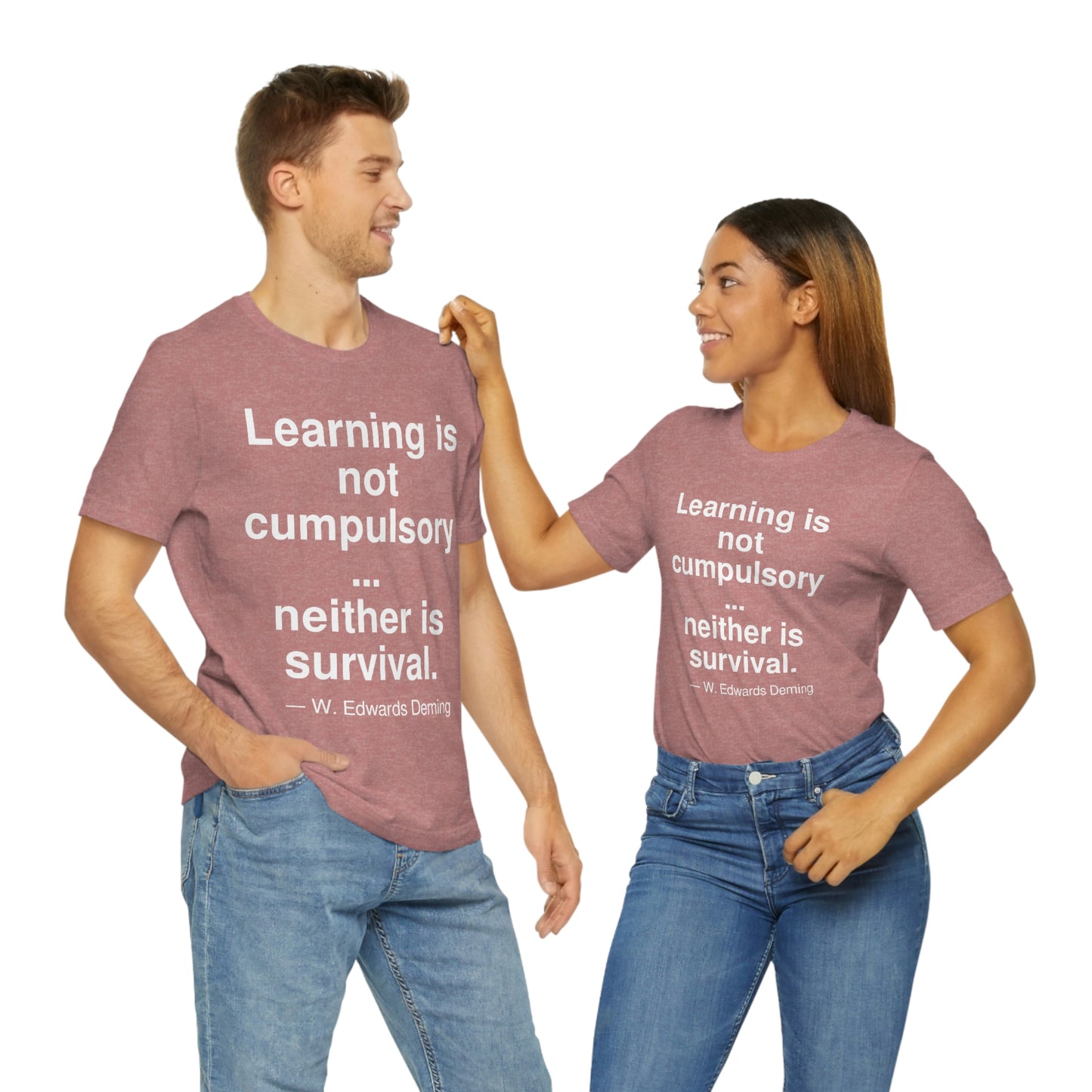 Deming Learning Aa adult t-shirt