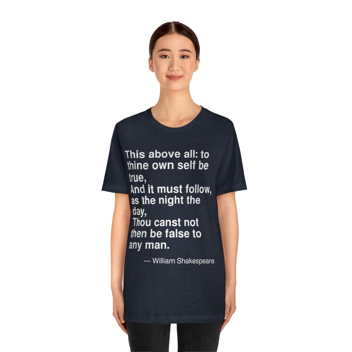 Shakespeare True Aa adult t-shirt