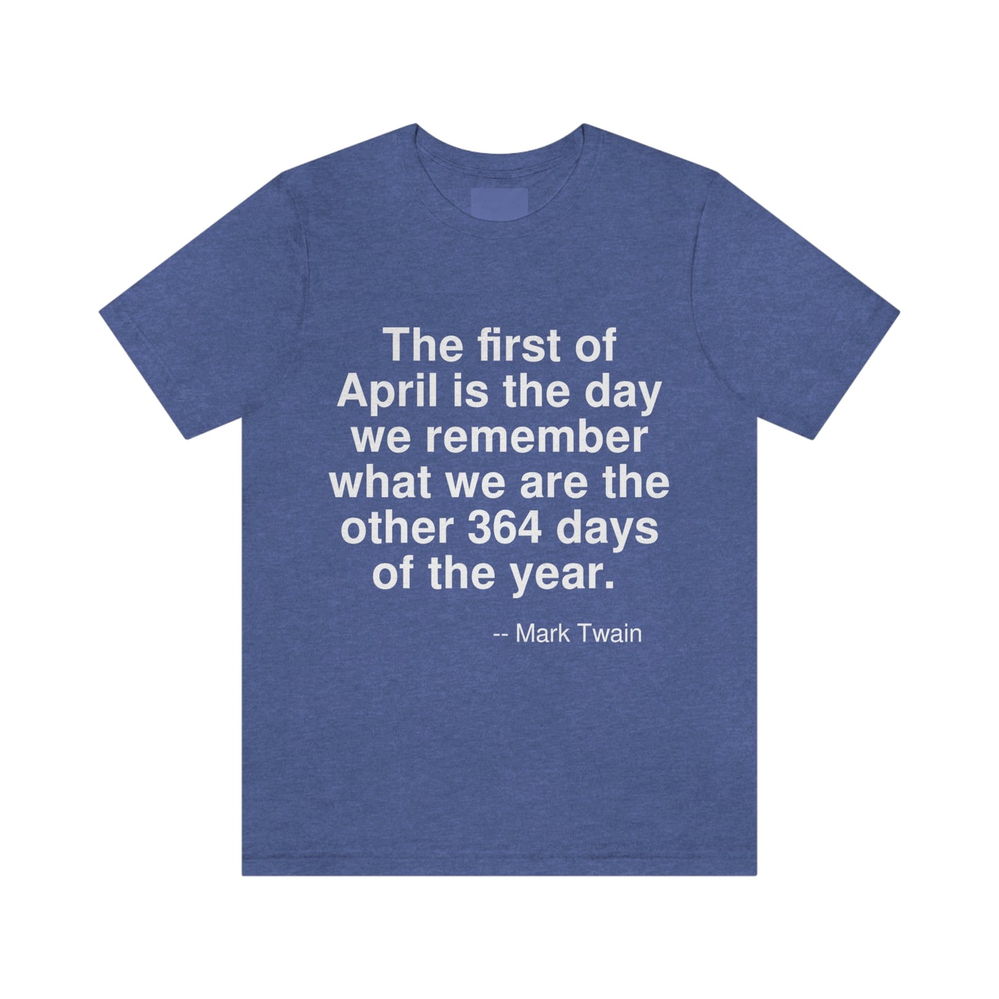 Twain April Aa adult t-shirt