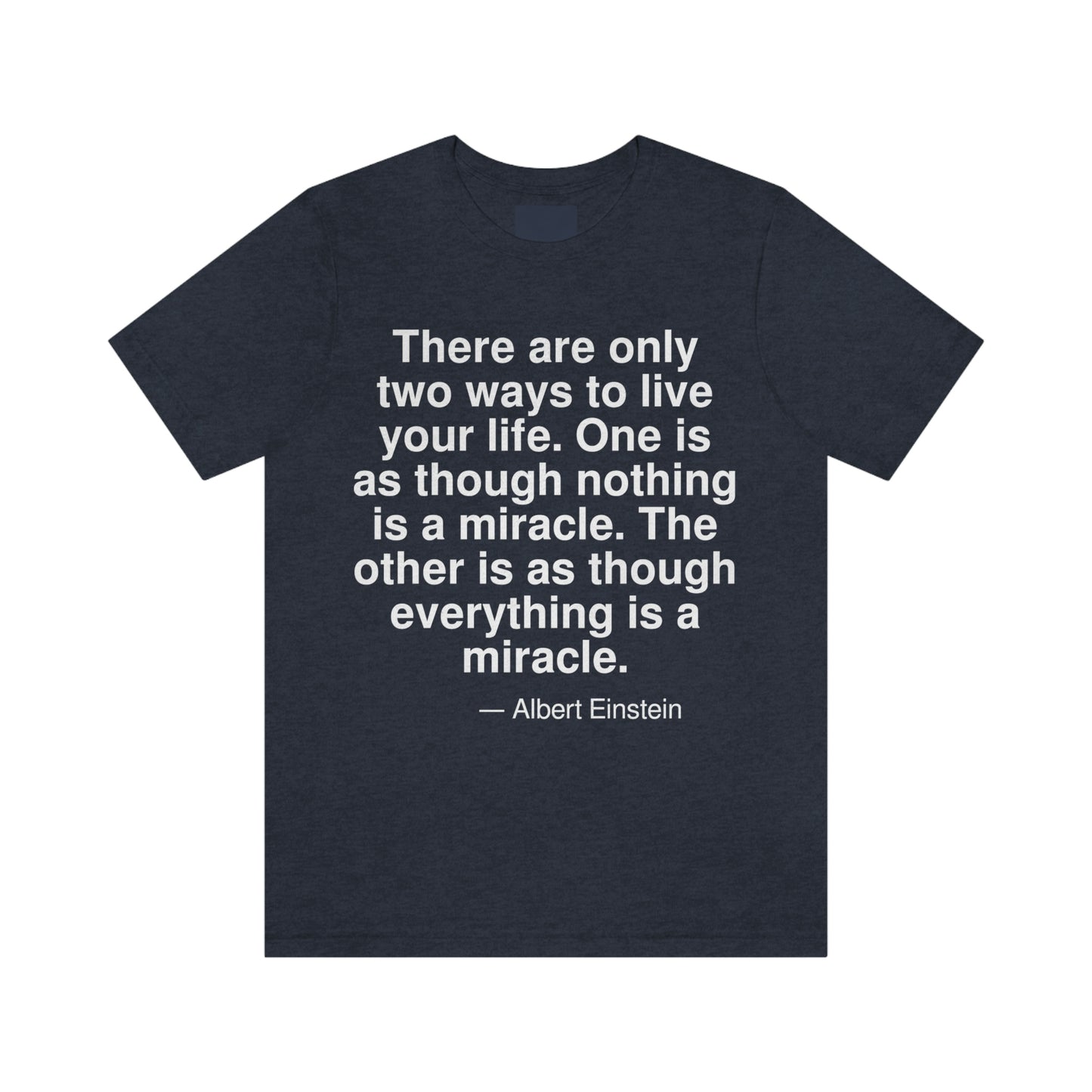 Einstein Miracle Aa adult t-shirt