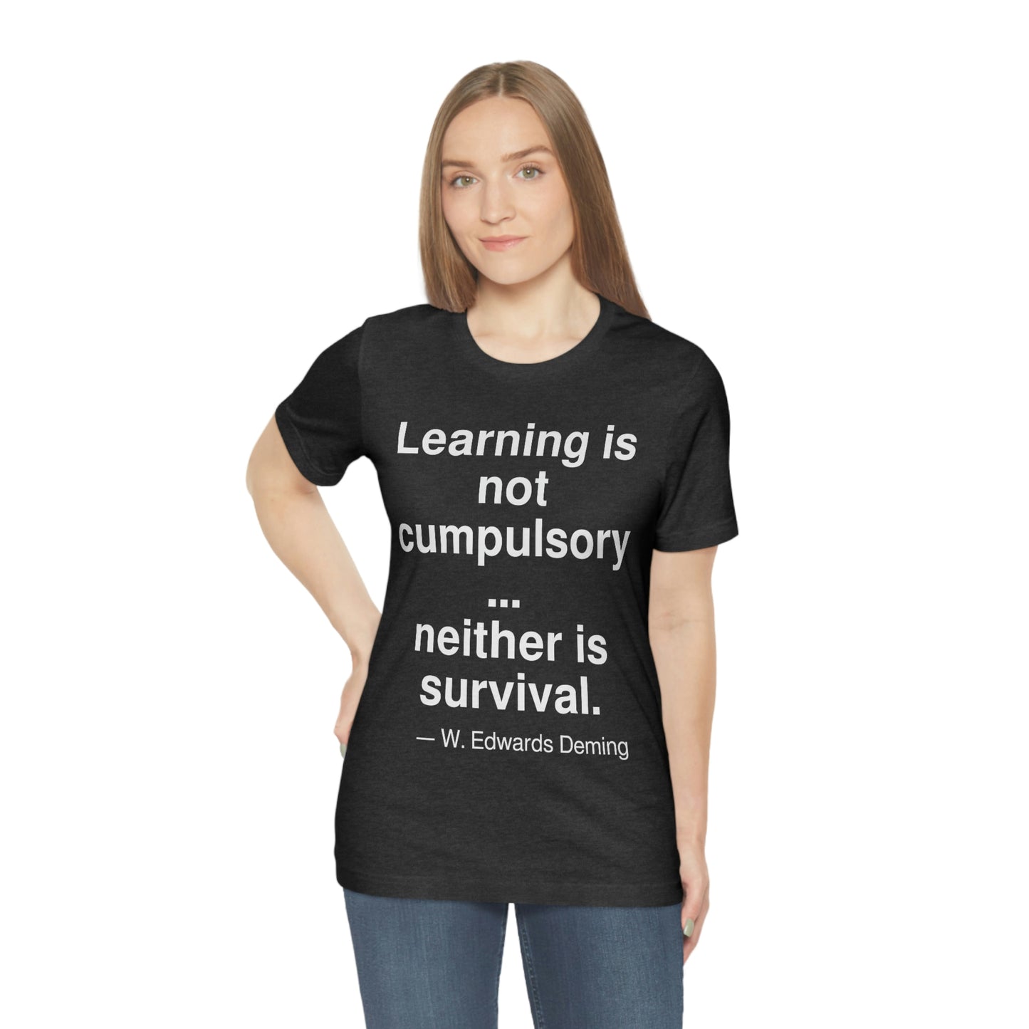 Deming Learning Aa adult t-shirt