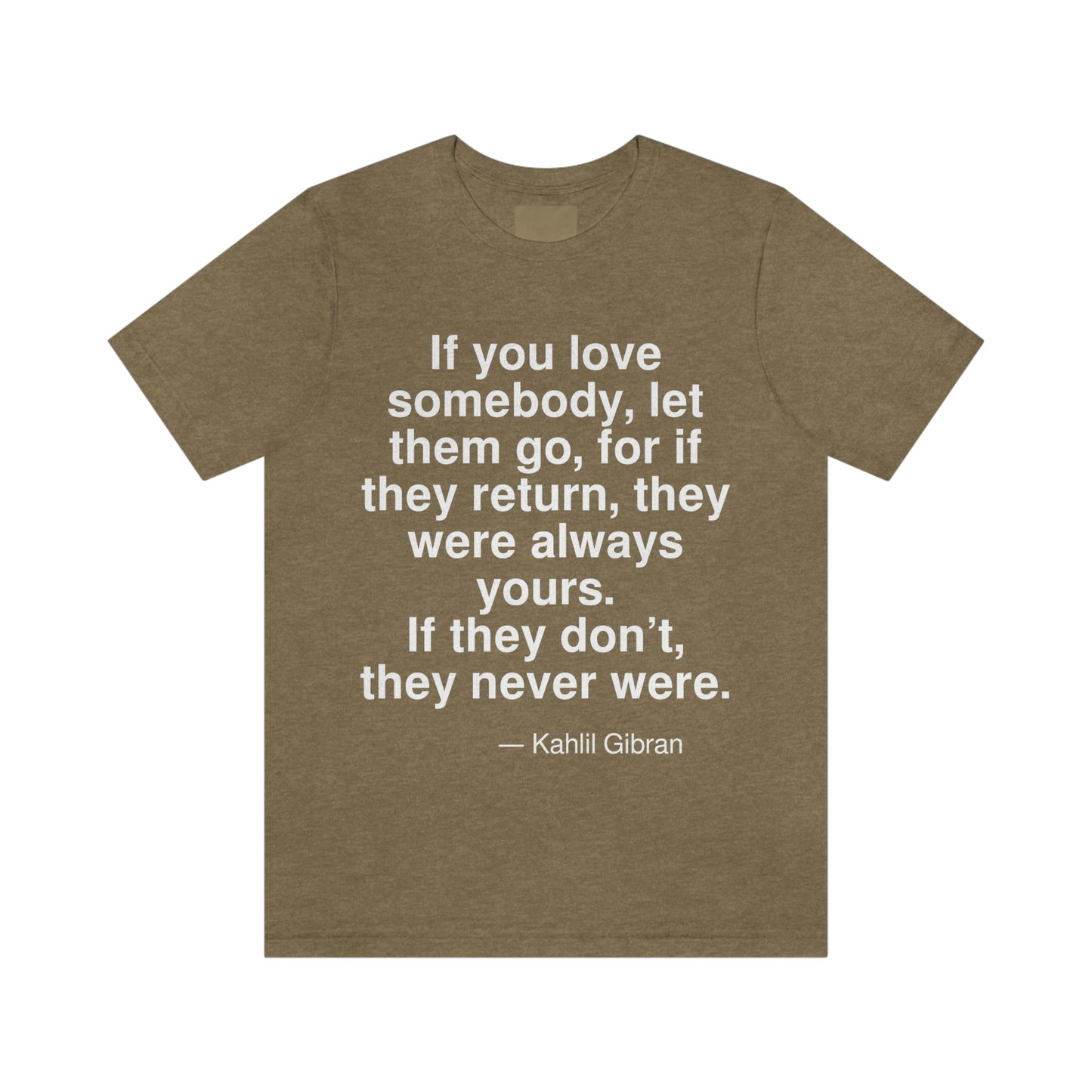 Gibran Love Aa adult t-shirt