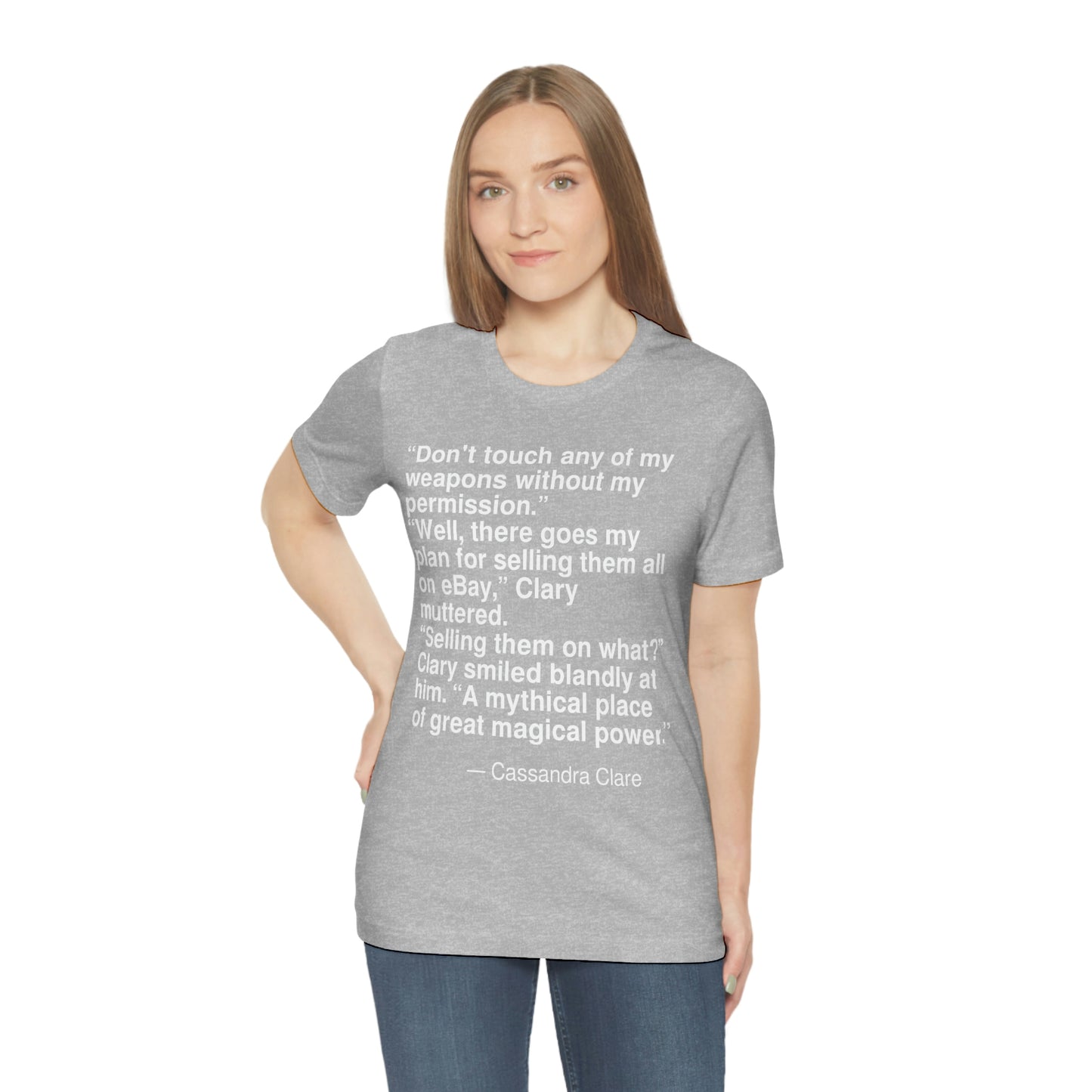 Clare Weapons Aa adult t-shirt