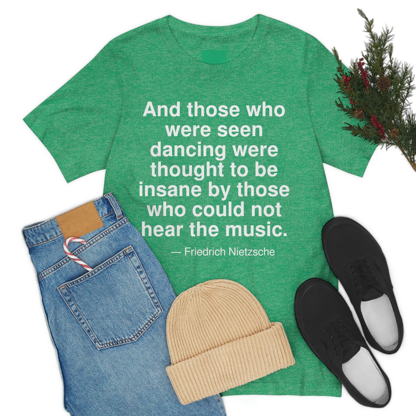 Nietzsche Dancing Aa adult t-shirt