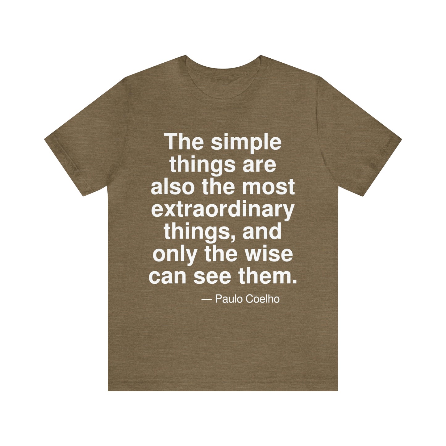 Coelho Simple Aa adult t-shirt