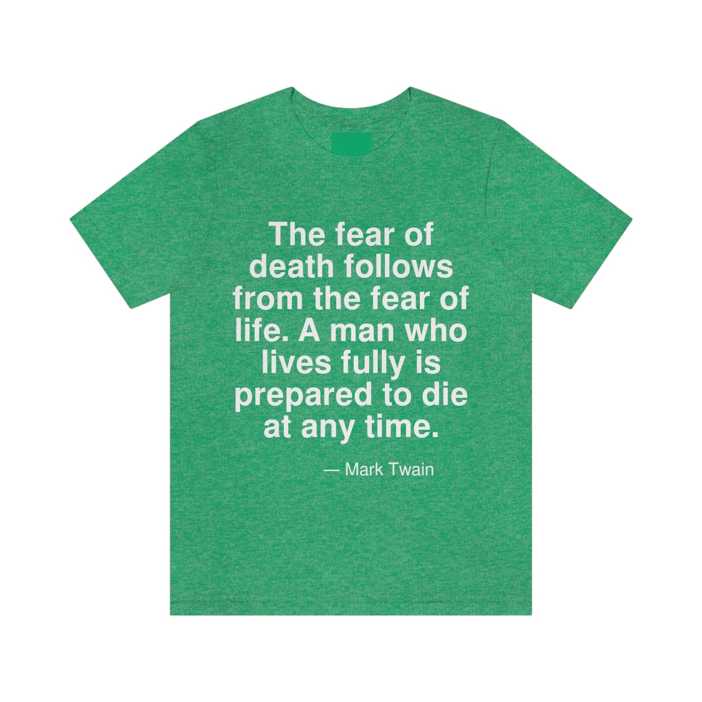 Twain Fear Aa adult t-shirt